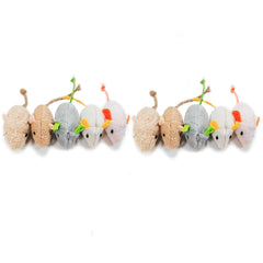 Souris Shudyear en peluche avec herbe à chat, stimule l activité du chat