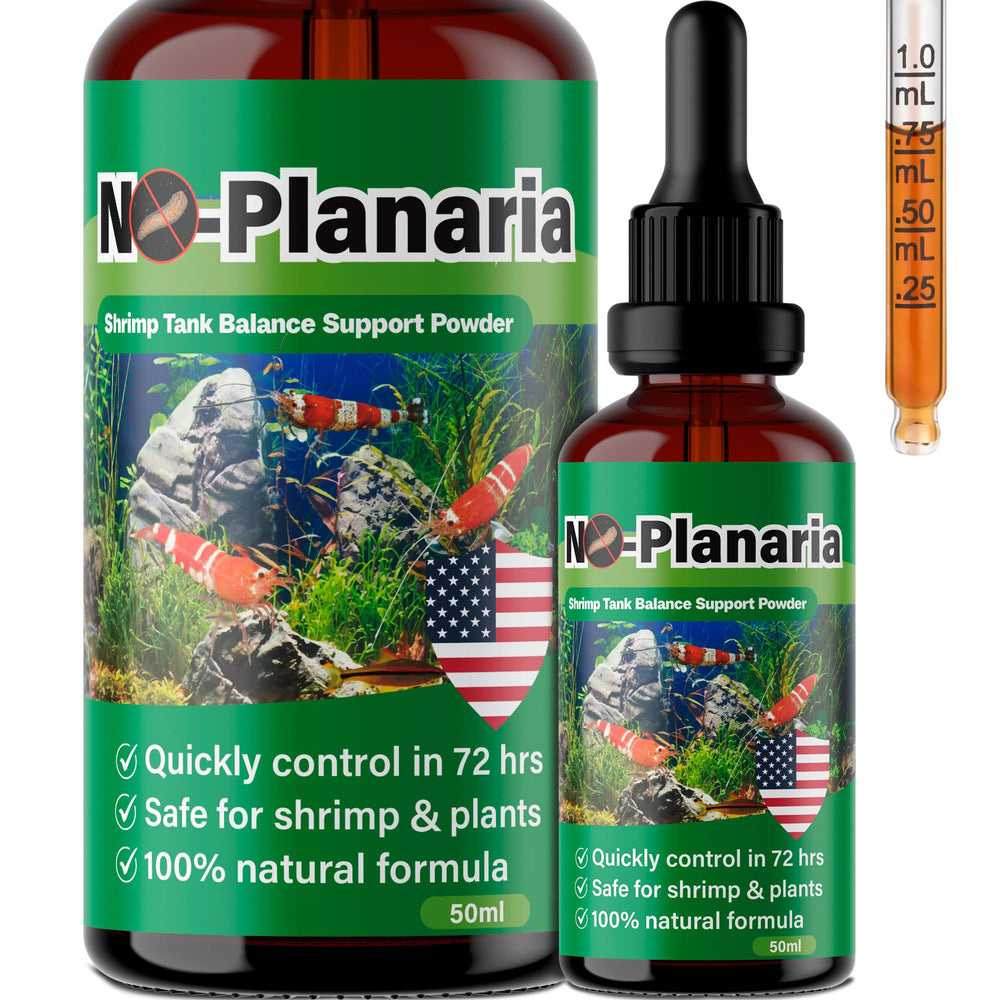 SHUNNIUB No Planaria Hydra Trap — bouteille 50 ml, soutien doux pour l'équilibre du bac