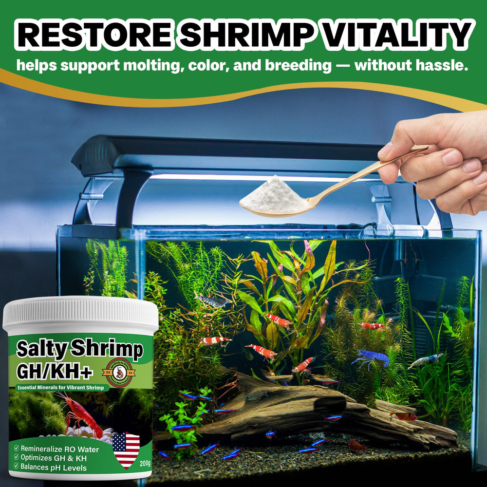 SHUNNIUB Salty Shrimp contribue à des couleurs plus vives des crevettes.