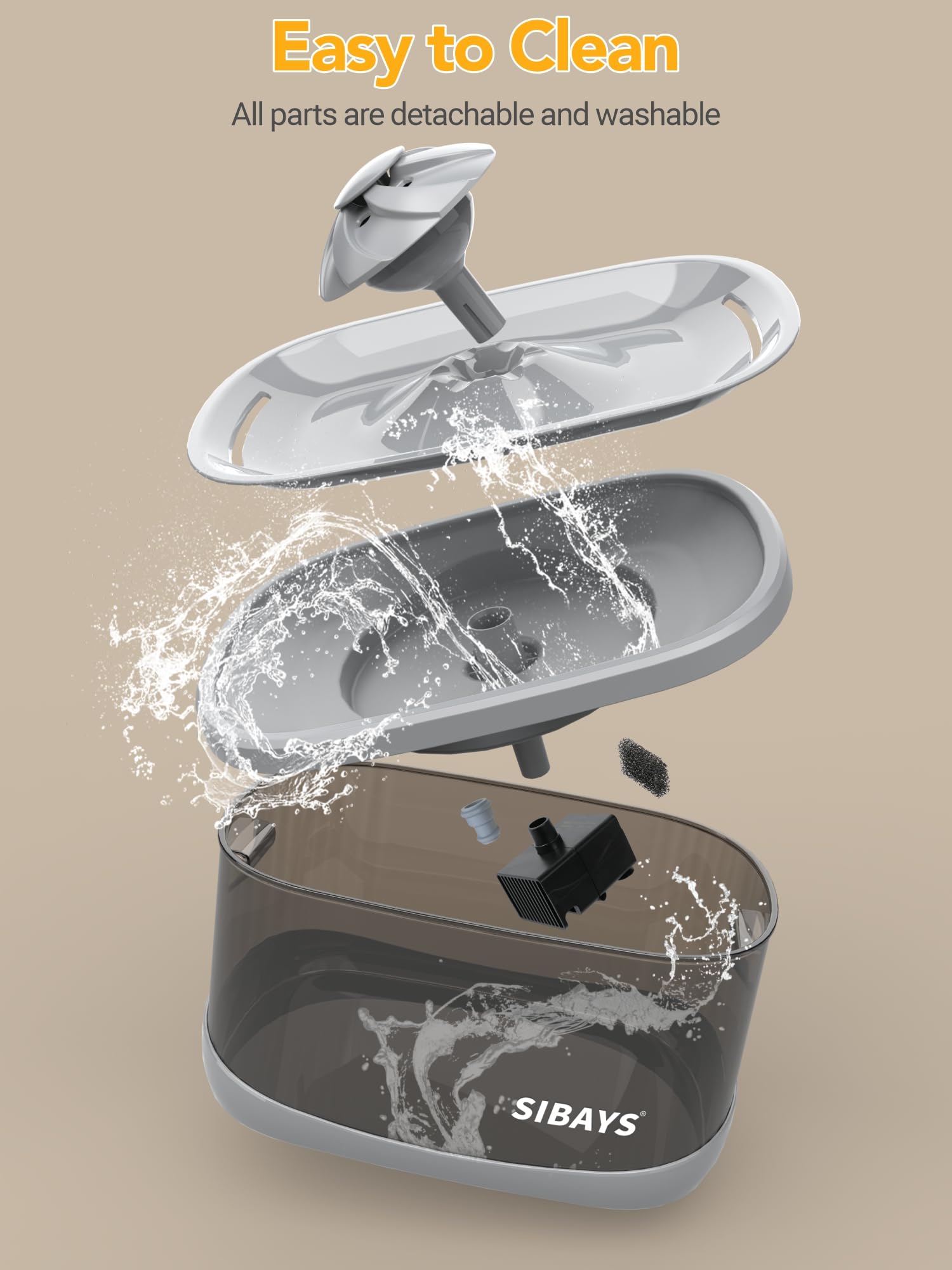 SIBAYS fontaine-chien portable et pratique pour voyager