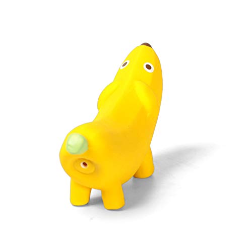 SICOPEE CloverU Banana, latex sûr pour mordillage et jeu quotidien.