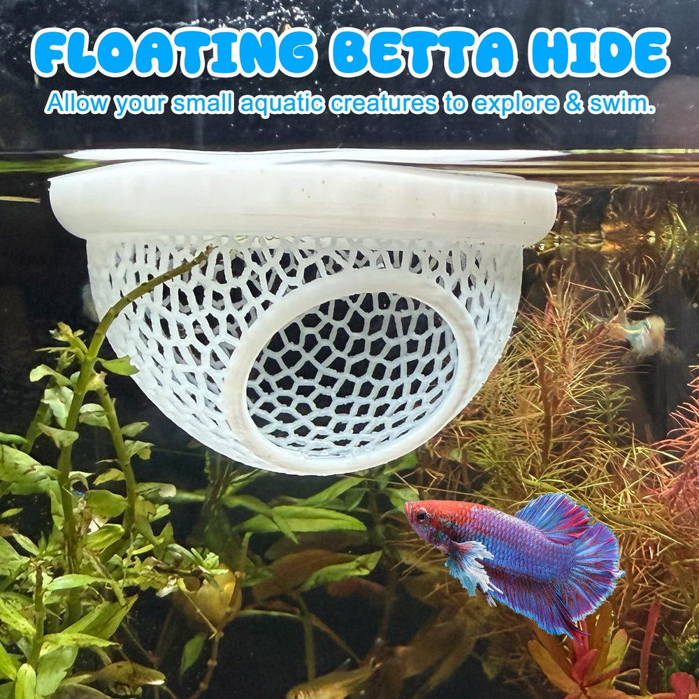 Sicutoz refuge décoratif pour petits poissons, ajoute du charme au bac.