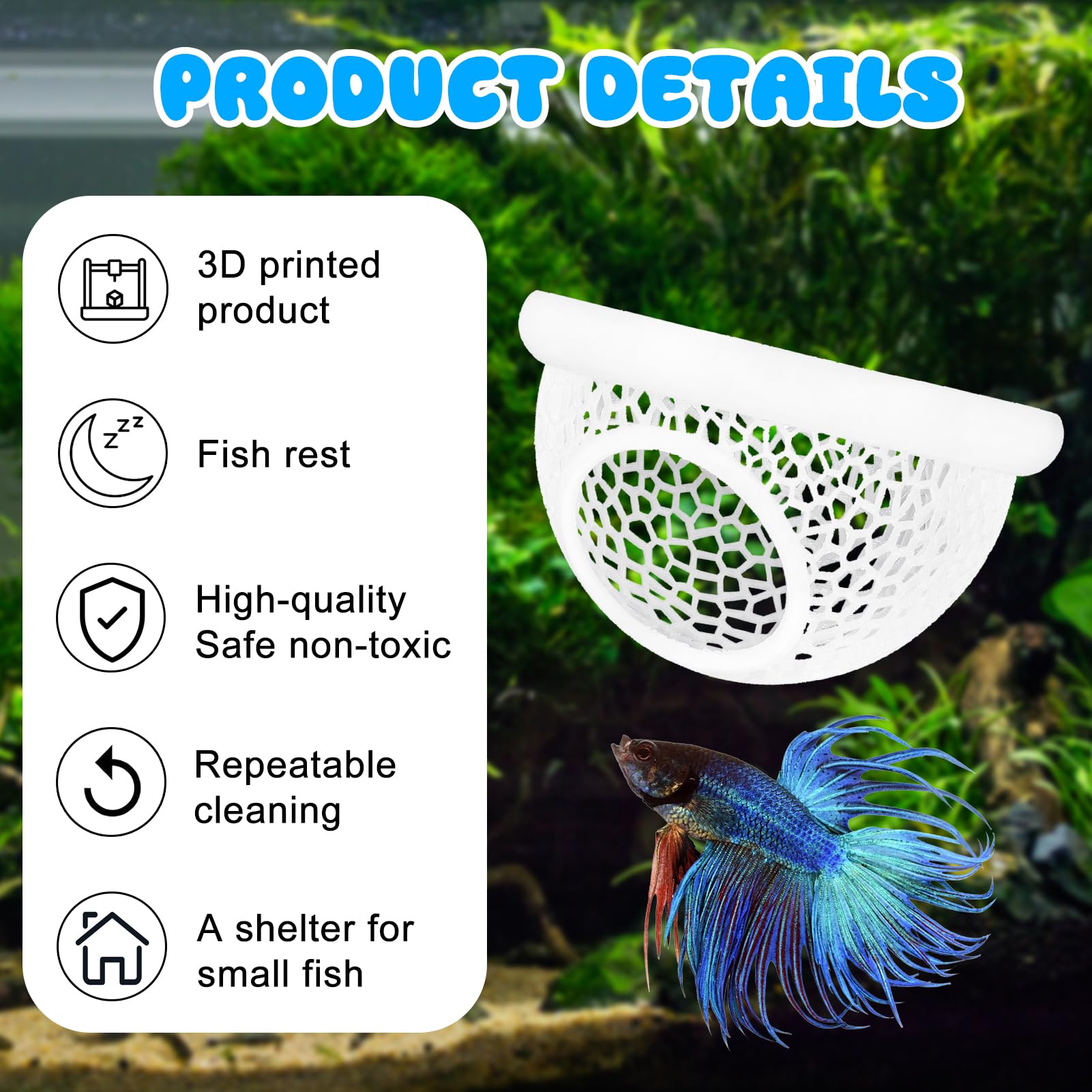 Sicutoz usage quotidien pratique pour Bettas et crevettes.