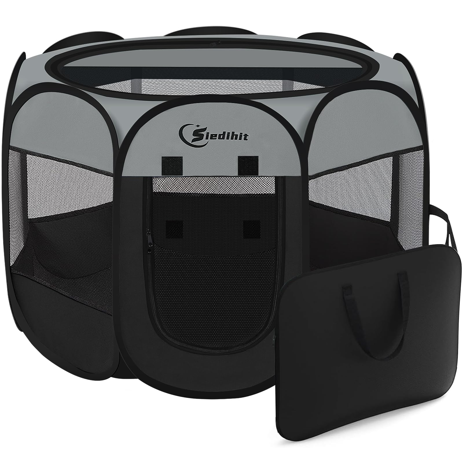 Siedihit playpen avec ouverture panoramique pour surveiller l’animal