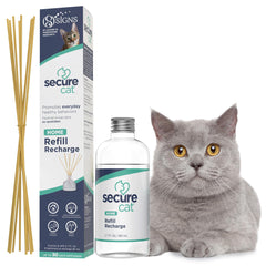 Recharge SIGNS SecureCat dans le pot et le bocal pour diffusion continue.