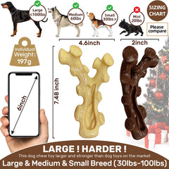 Os à mâcher durable SIHRMIU, utile pour chiens moyens à grands.