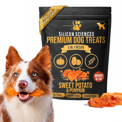 SILICON SCIENCES friandises chien patate-douce citrouille, récompense saine et naturelle