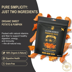 SILICON SCIENCES snacks naturels chien patate-douce, douceur et satiété