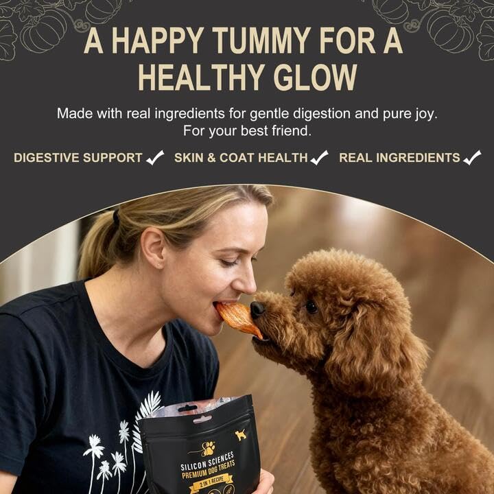 SILICON SCIENCES snacks sans gluten chien, option adaptée pour chiens sensibles