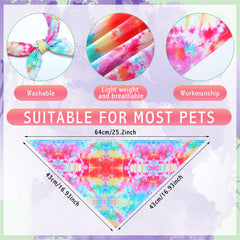 Bandanas Silkfly tie-dye motifs variés pour un style estival et photos animées