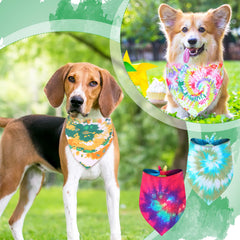 Bandanas Silkfly tie-dye en polyester durable, lavables et réutilisables