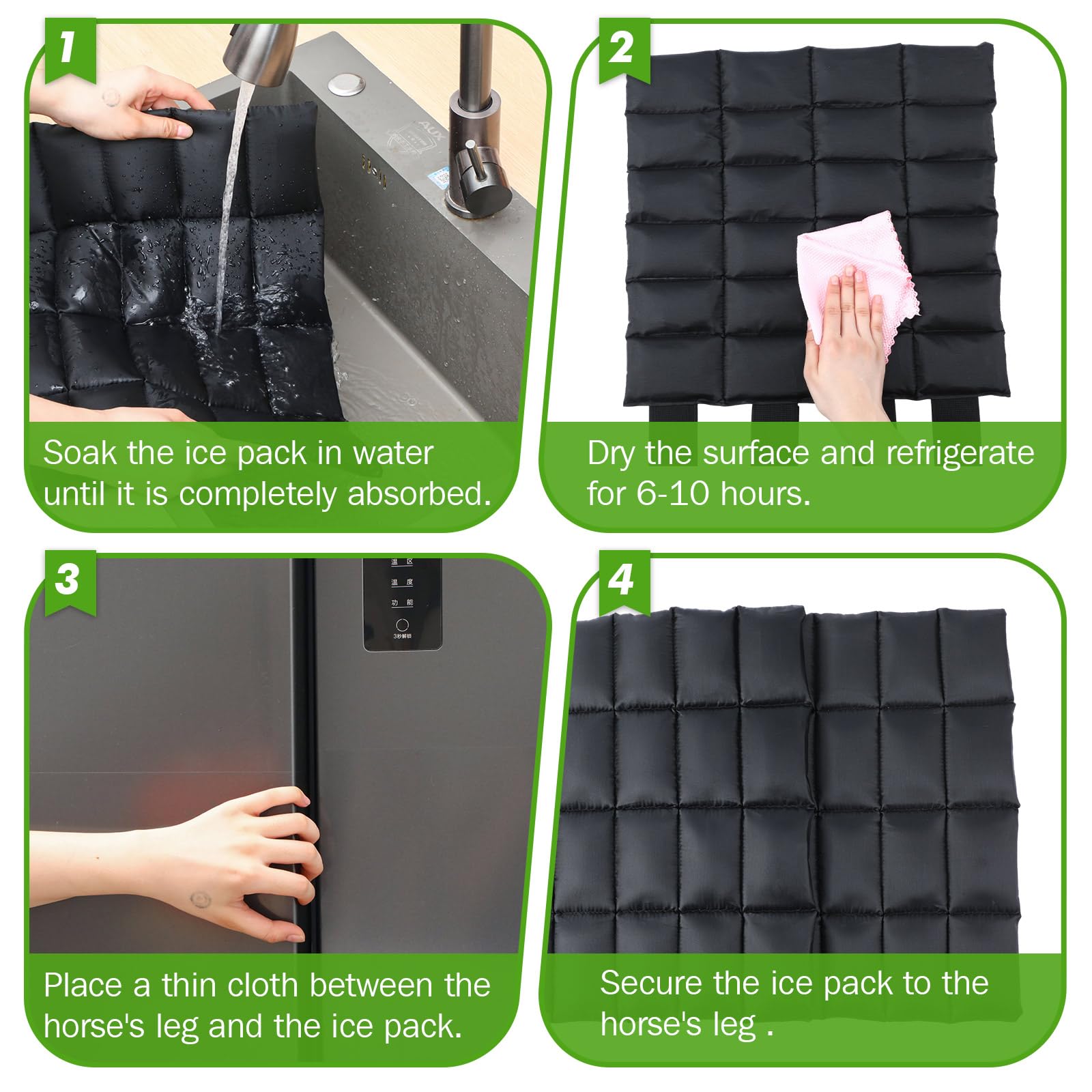 SilTriangle Bottes glace système fermeture — ajustement sûr et rapide