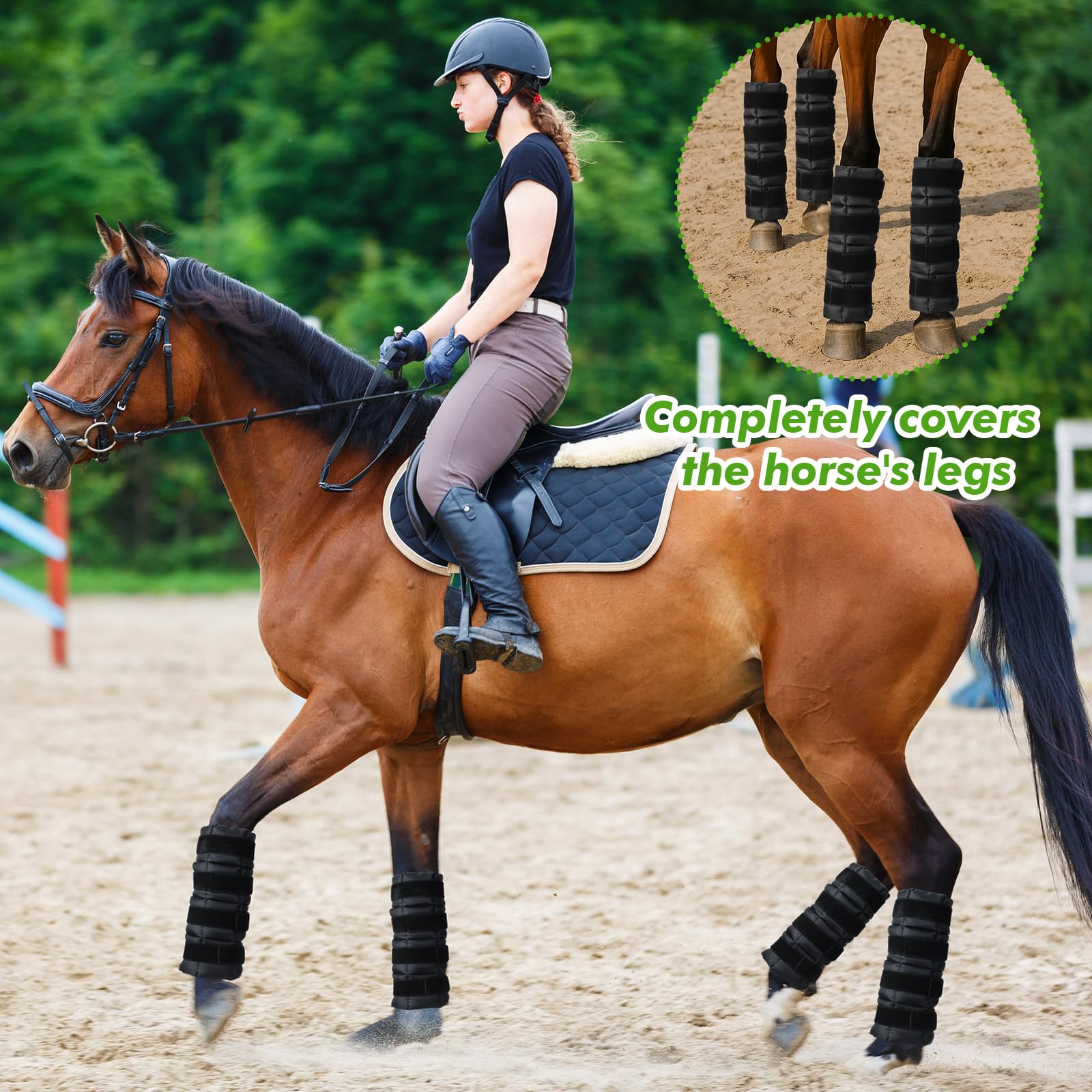 SilTriangle Bottes glace usage jambe — couverture complète de la jambe