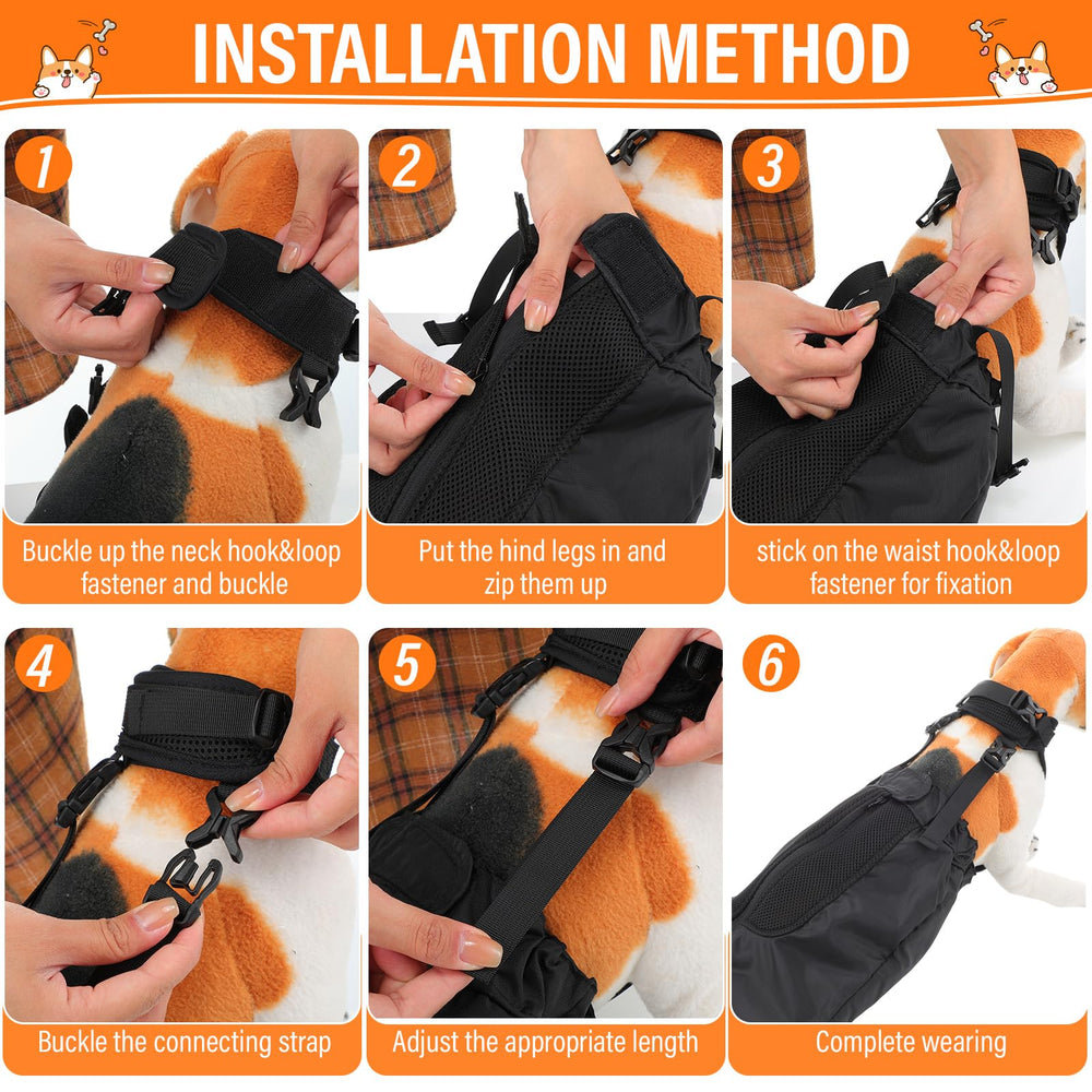 SilTriangle sac de traction protégeant la poitrine du chien pendant les déplacements.