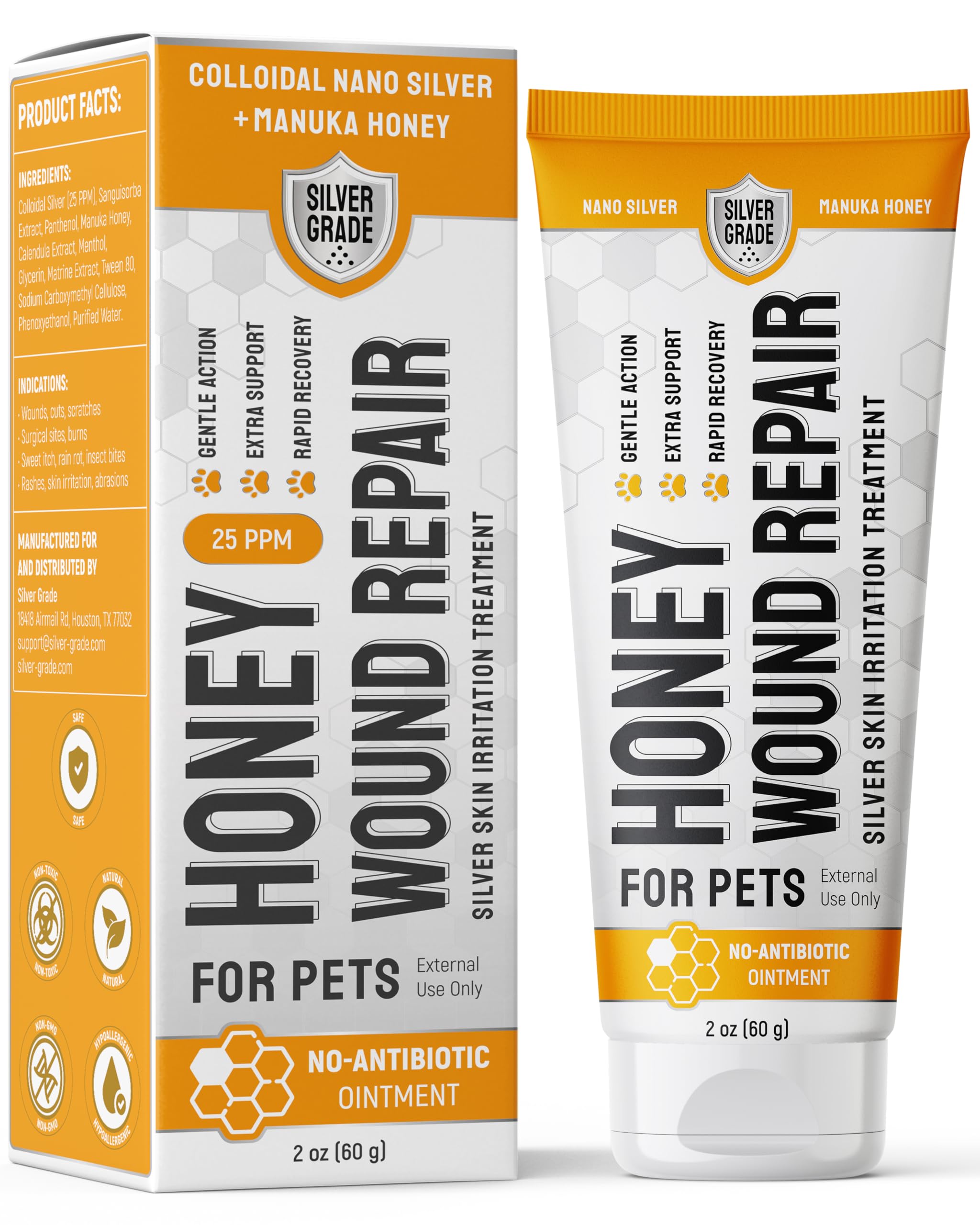 Gel Silver Grade, soin des blessures du chat, application facile