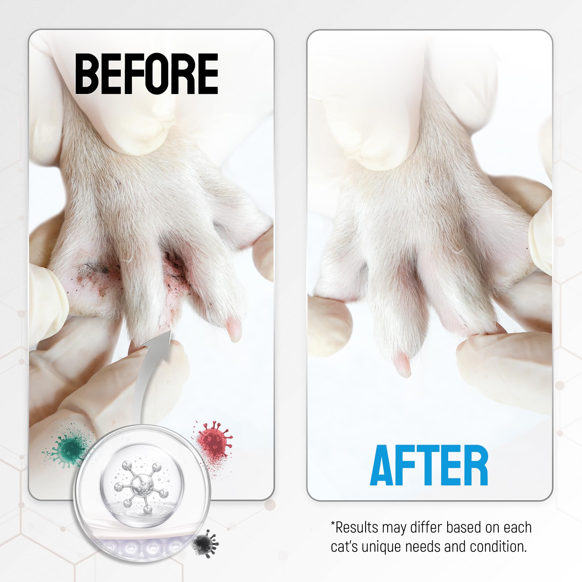 SILVER GRADE Spray: utilisé dans la routine d'hygiène du chat.
