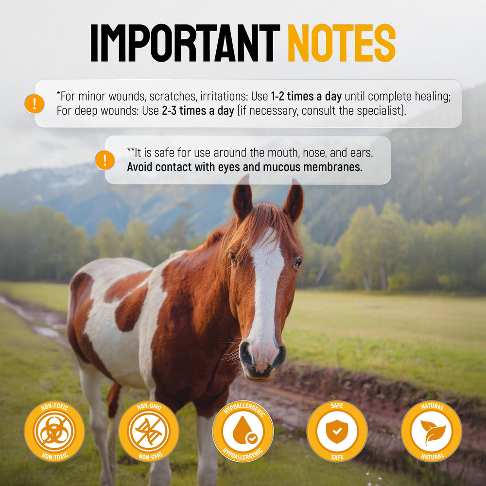 SILVER GRADE traitement chevaux, protège les zones irritées et pelage sain.