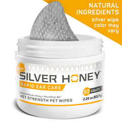 Silver Honey micro-silver-bg, action antibactérienne douce sans stéroïdes.
