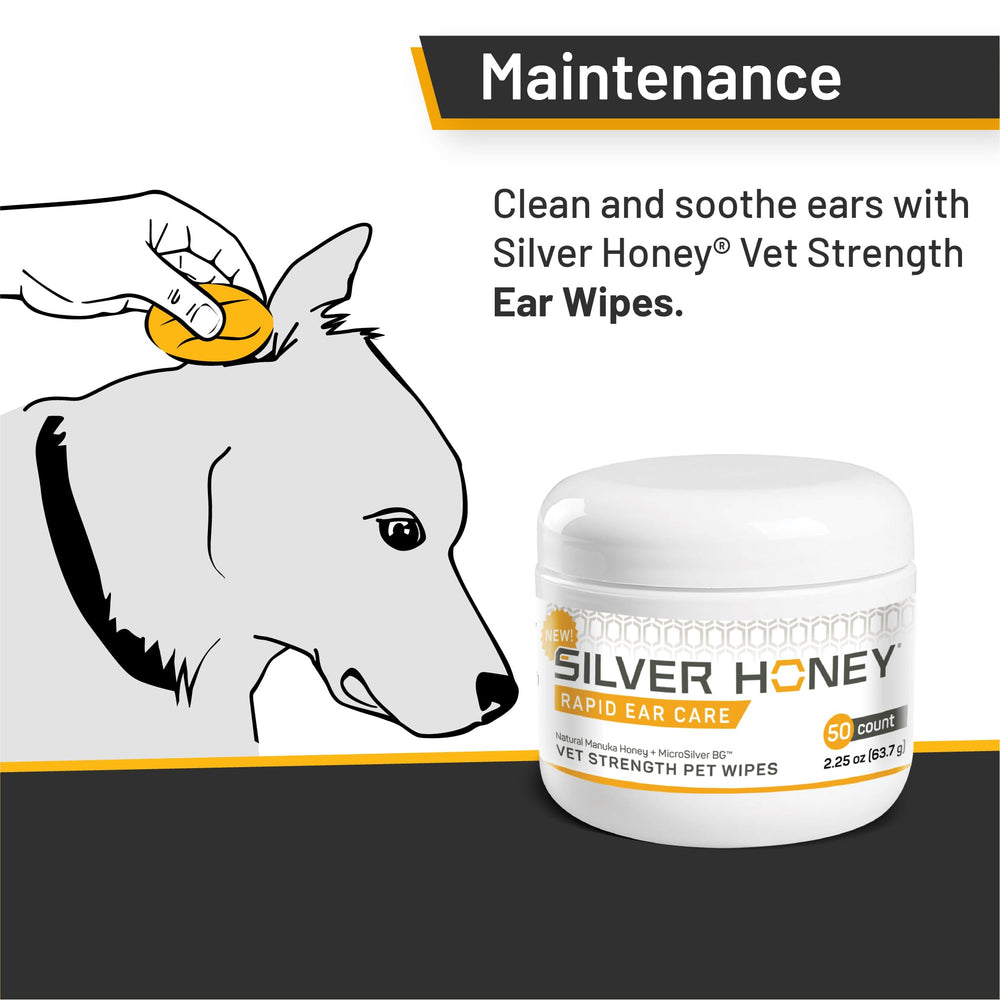 Silver Honey miel de Manuka, ingrédients naturels pour le soin des oreilles.