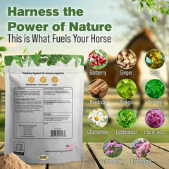 Étiquette Silver Lining Herbs affichant les ingrédients naturels et les conseils d’utilisation