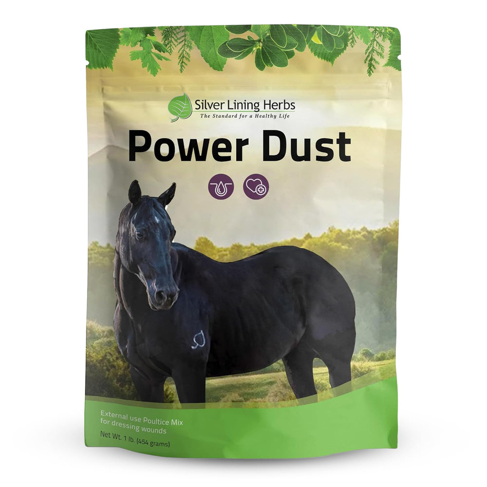 Power Dust kit-soins-cheval, intégré à votre trousse de secours équine.