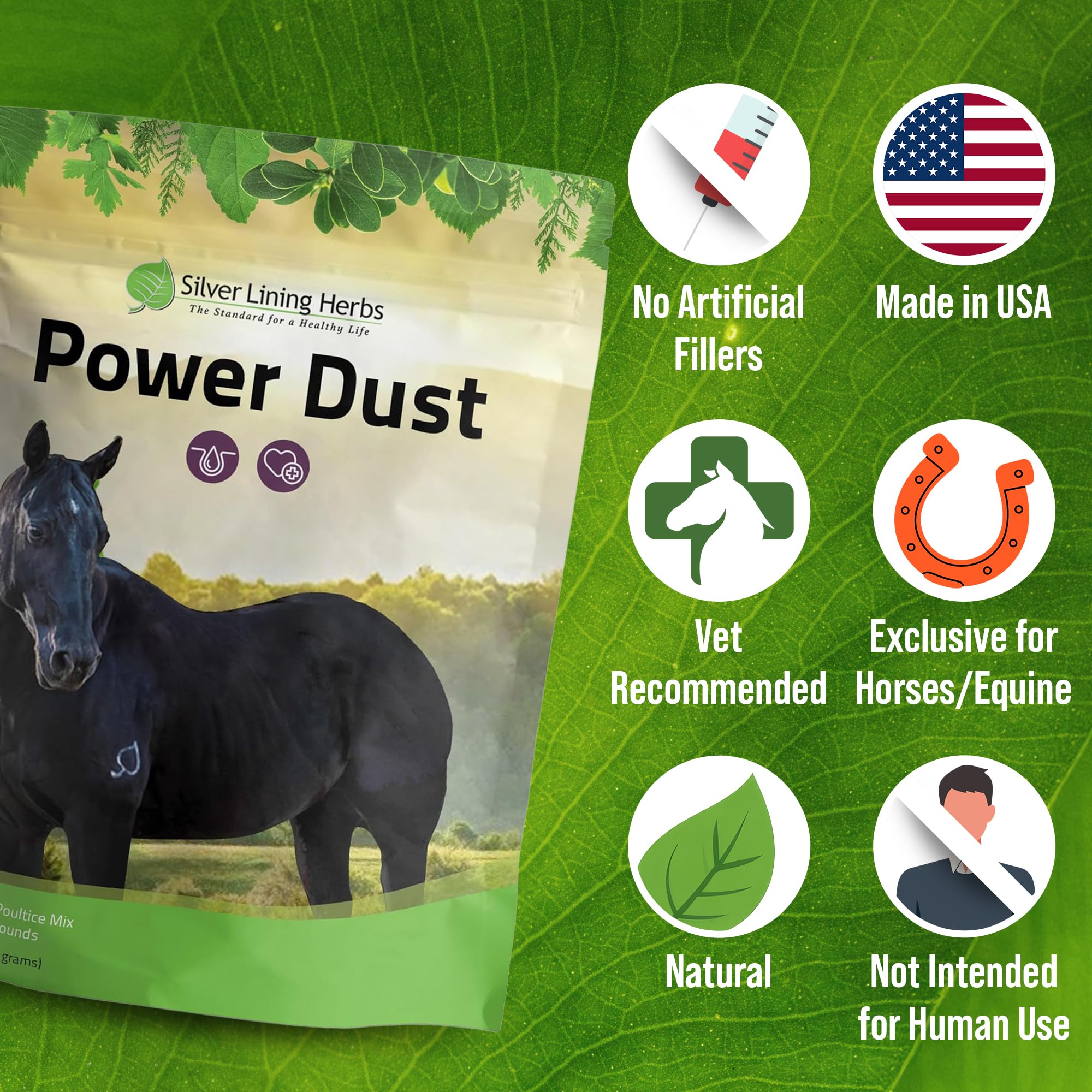 Power Dust, pansement-pate, prêt à être mélangé pour un pansement souple.