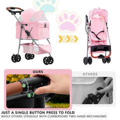 Support-gobelet SilverRover rose pratique lors des promenades