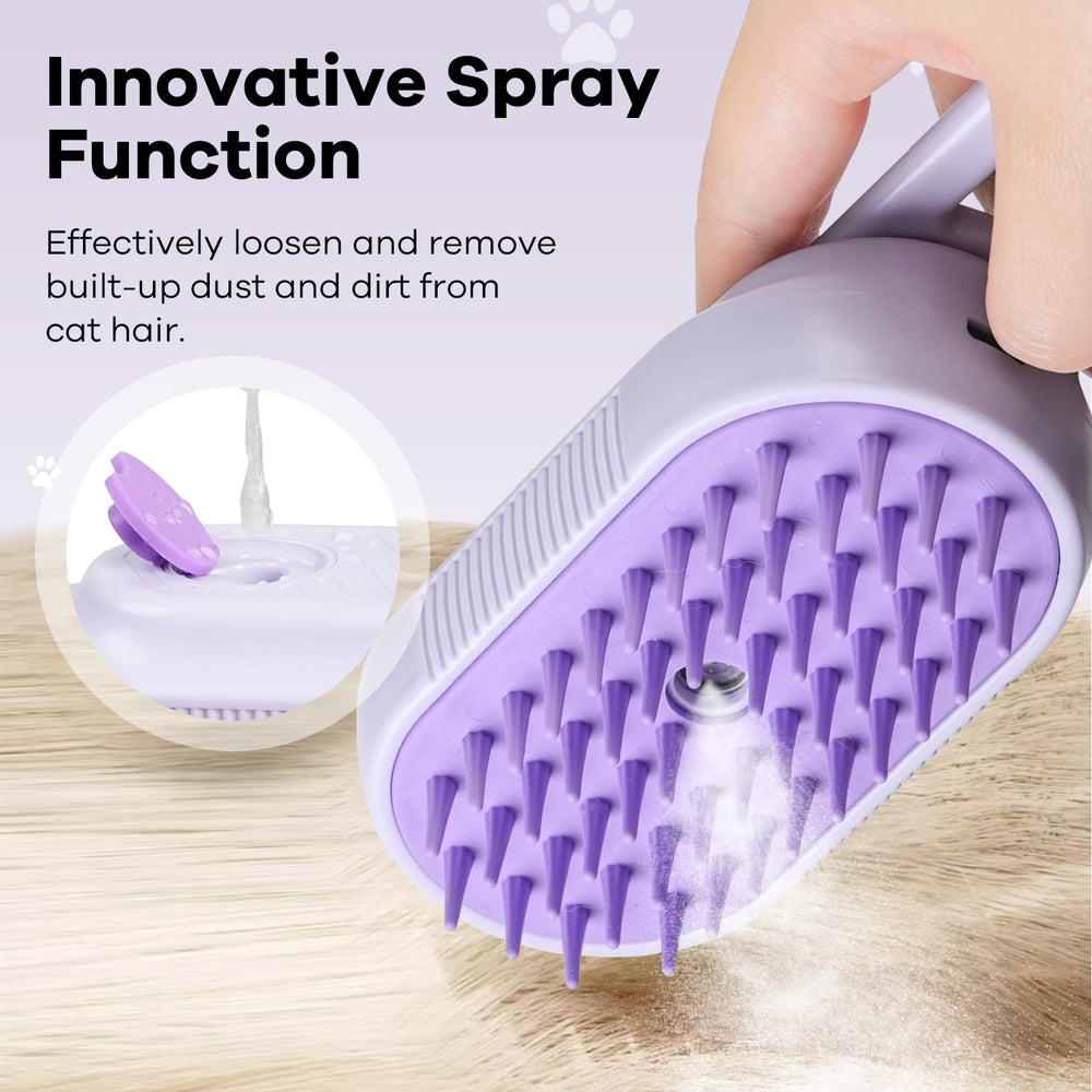 Brosse vapeur SILVLF pour chat – contrôle anti-statique et lisser les poils