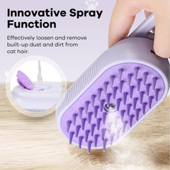 Brosse vapeur SILVLF pour chat – contrôle anti-statique et lisser les poils