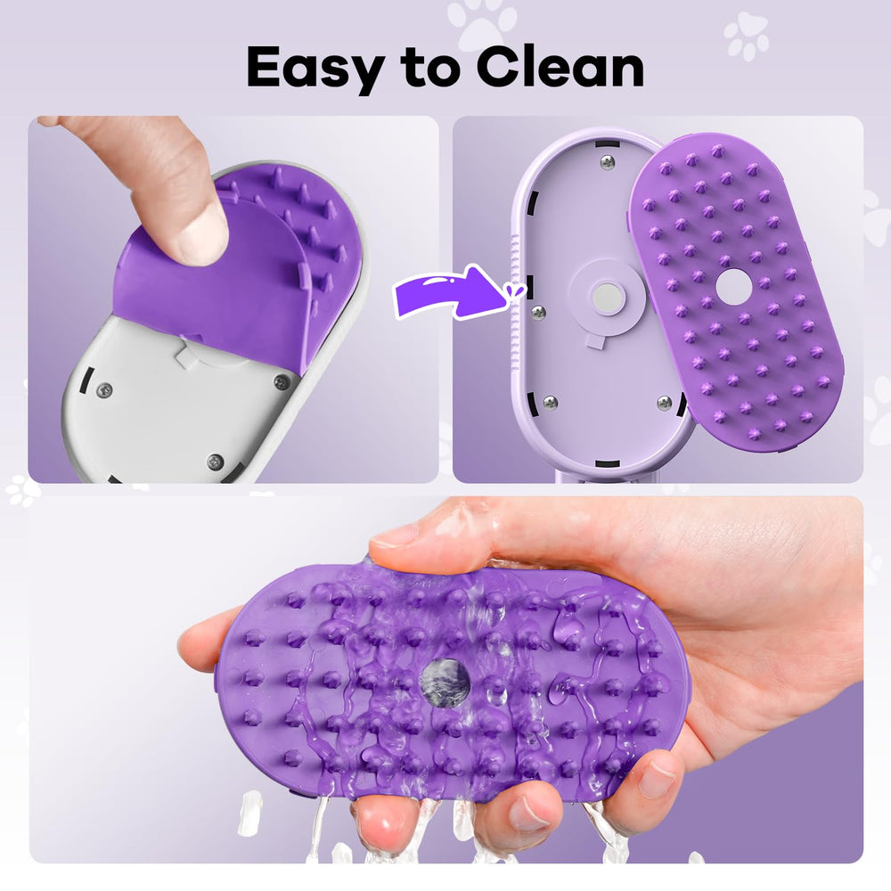 Brosse vapeur SILVLF pour chat – massage doux lors du toilettage