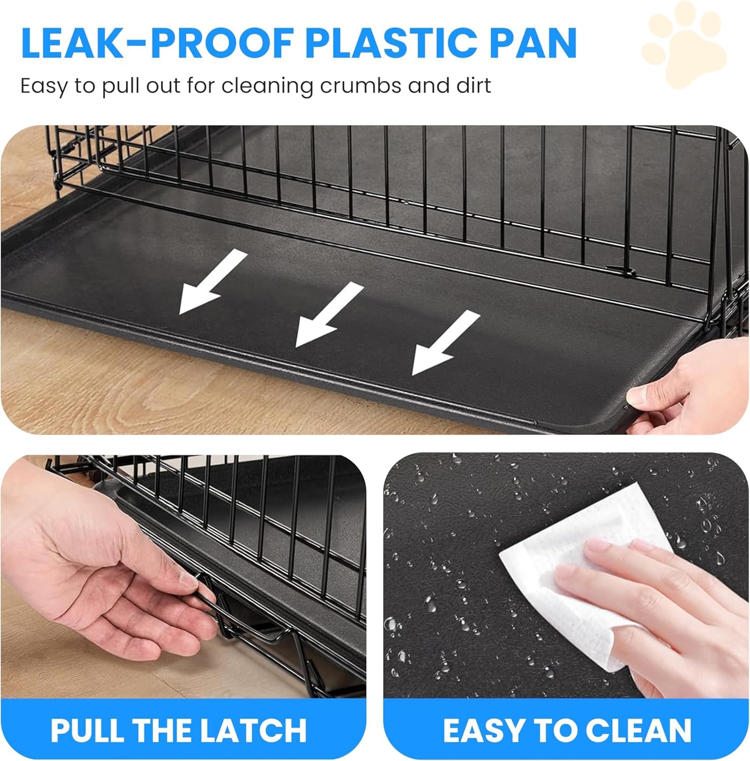 Simple Deluxe boîte-chien 24p pliable et portable, idéal pour voyage.