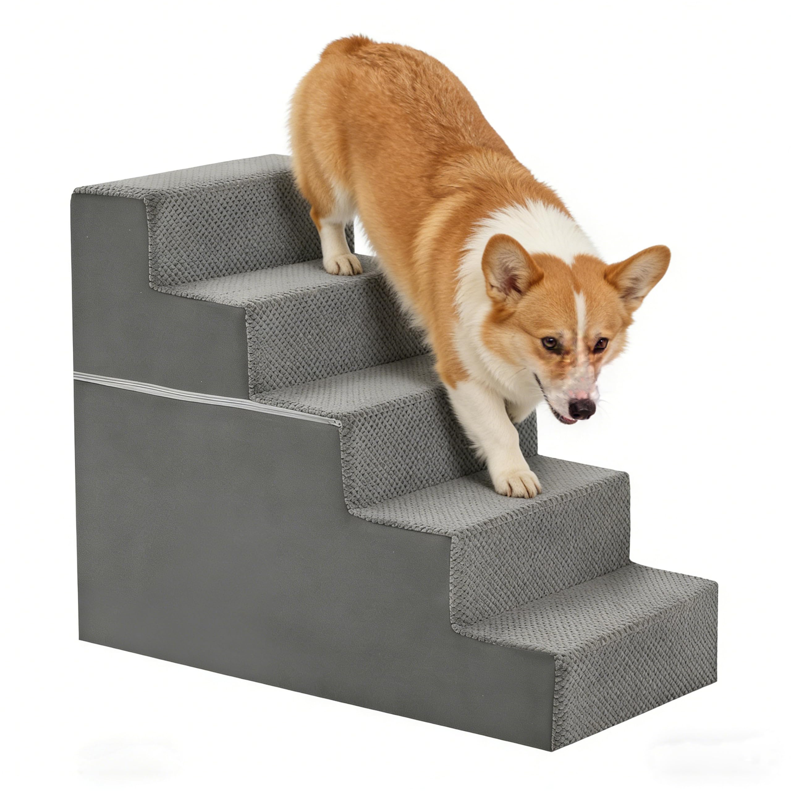 Simple Deluxe escalier 5 étages pour petits chiens – confort et sécurité.