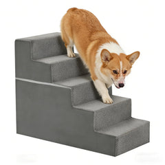 Simple Deluxe escalier 5 étages pour petits chiens – confort et sécurité.