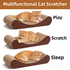 Simple Deluxe grattoir chat carton durable et non toxique pour votre animal.