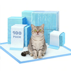 Simple Deluxe Tapis Chat 22x22, vue générale prêt à l'emploi dans la litière.