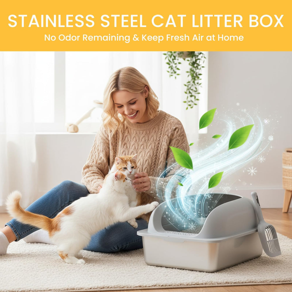 Capacité de 20 litres idéale pour grands chats et espaces plus généreux.