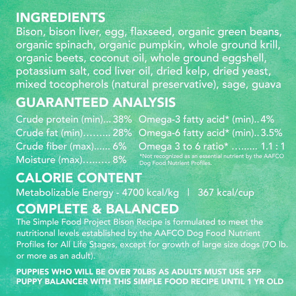 Simple Food Project texture lyophilise: nutriments conservés et réhydratation facilitée