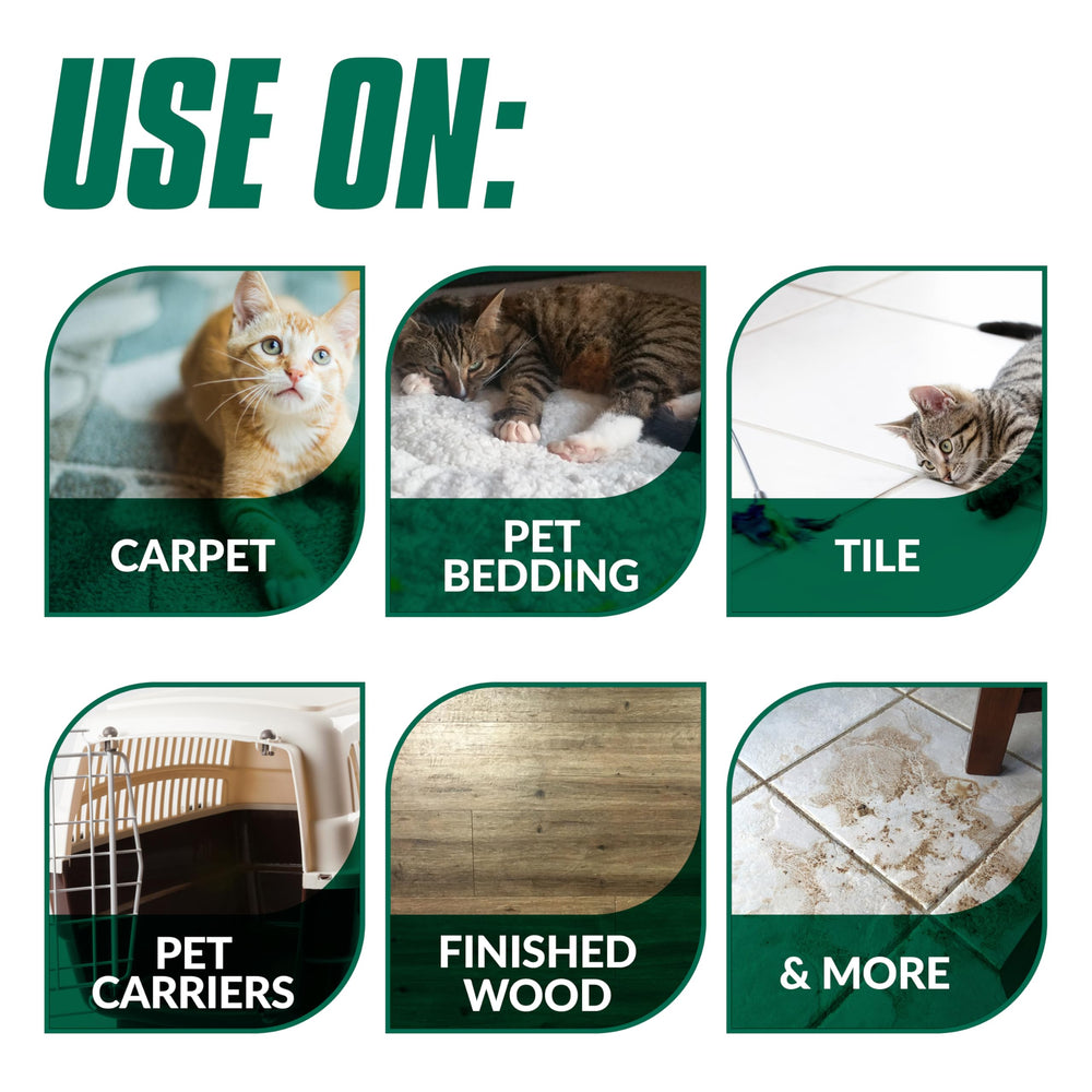 Simple Green – nettoie literie et linge de chat en douceur.