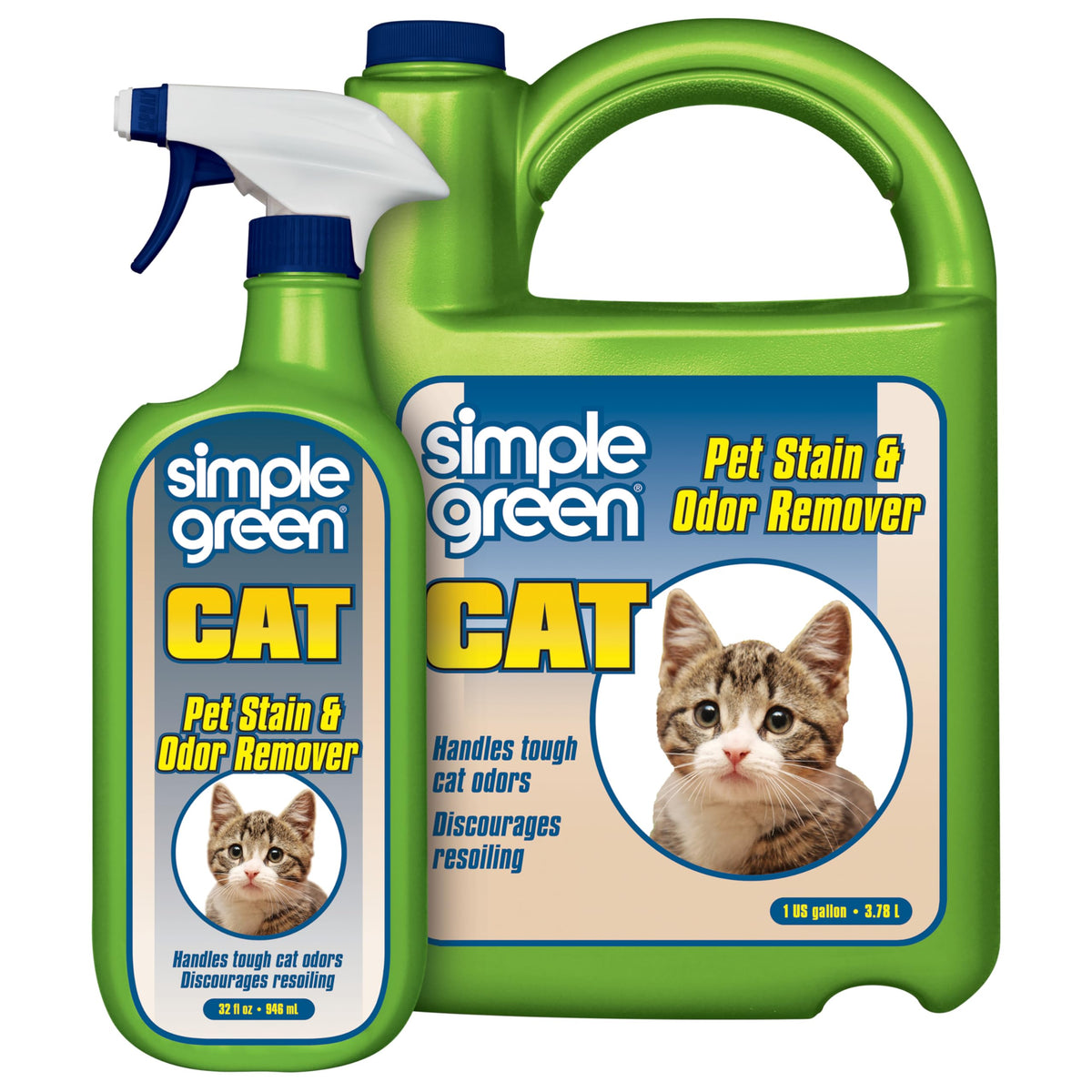 Simple Green chat tache odeur bouteille 32oz, élimination d'odeurs tenaces.