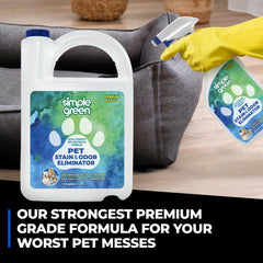Simple Green detache urine-selles-vomi sur tapis sans endommager les fibres.