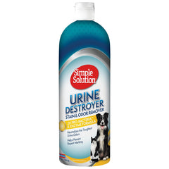 Bouteille Simple Solution Urine Destroyer prête à l’emploi pour neutraliser les odeurs.