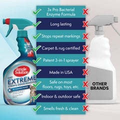 Simple Solution Extreme : mousse enzymatique pour taches fraîches.