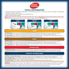 Formulation pro-bacteries Simple Solution éliminant taches et odeurs.