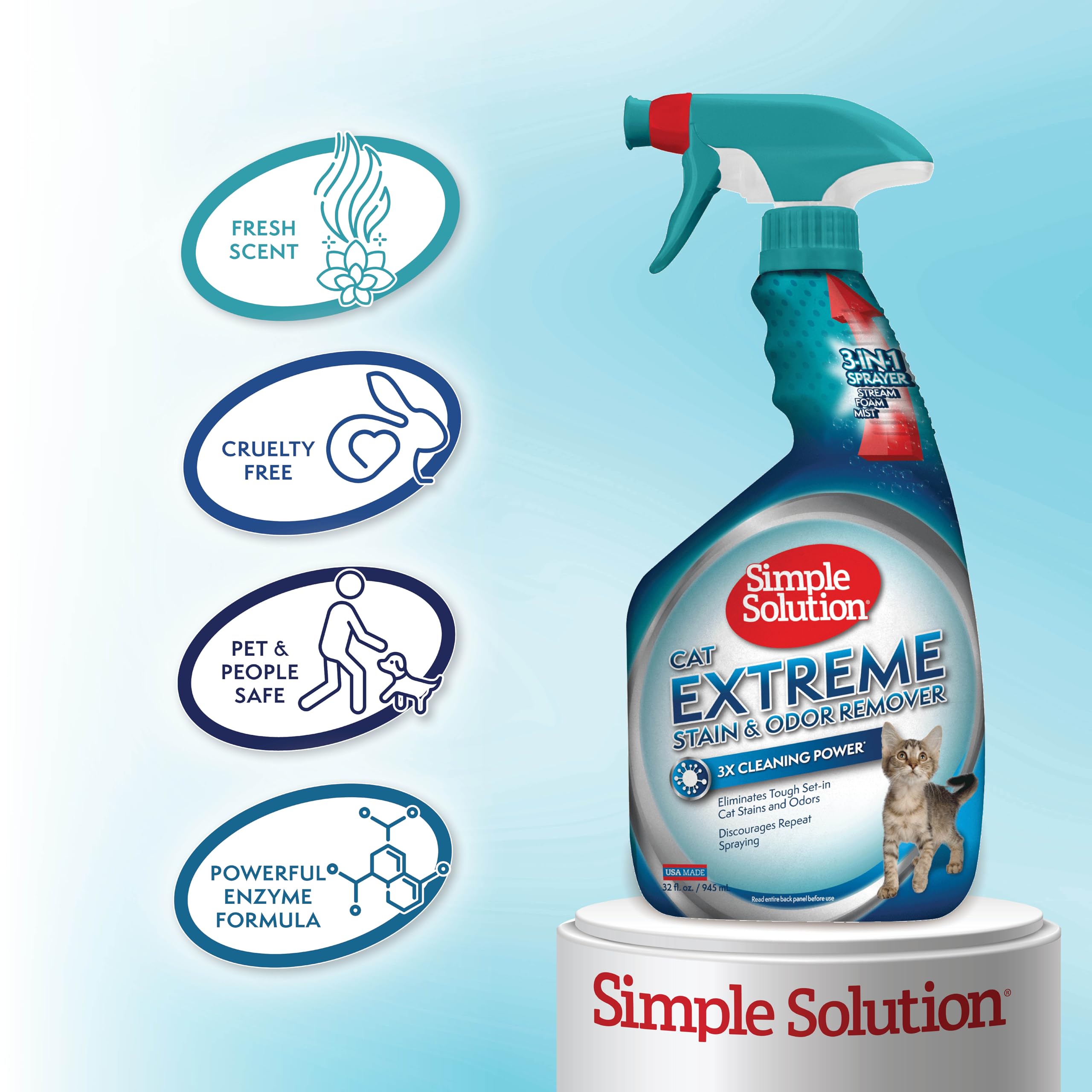 Simple Solution nettoie tapis, tissus et literie efficacement