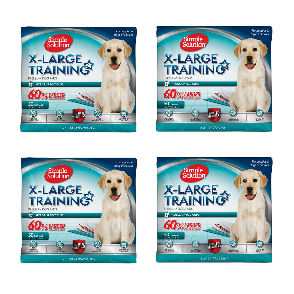 Tampon d'entraînement Simple Solution Extra Large pour chiens, idéal apprentissage propreté