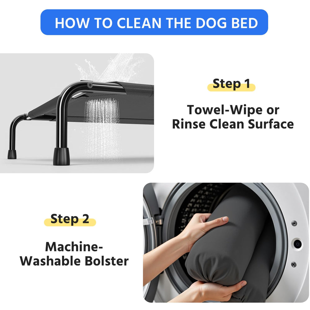Capacité 110 lb Simple Trending – support robuste pour grands chiens.