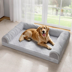 Lit orthopédique Simple Trending, vue générale, soutien stable et surface douce pour chien