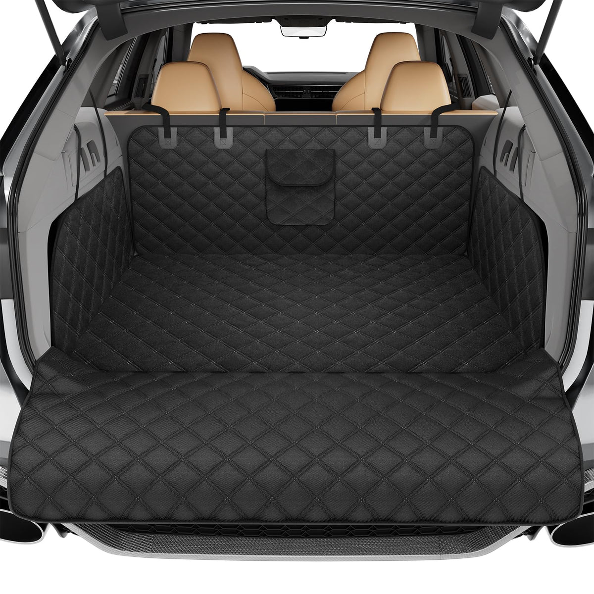 Simple Trending Tapis de coffre SUV – protection imperméable contre éclaboussures et poils.