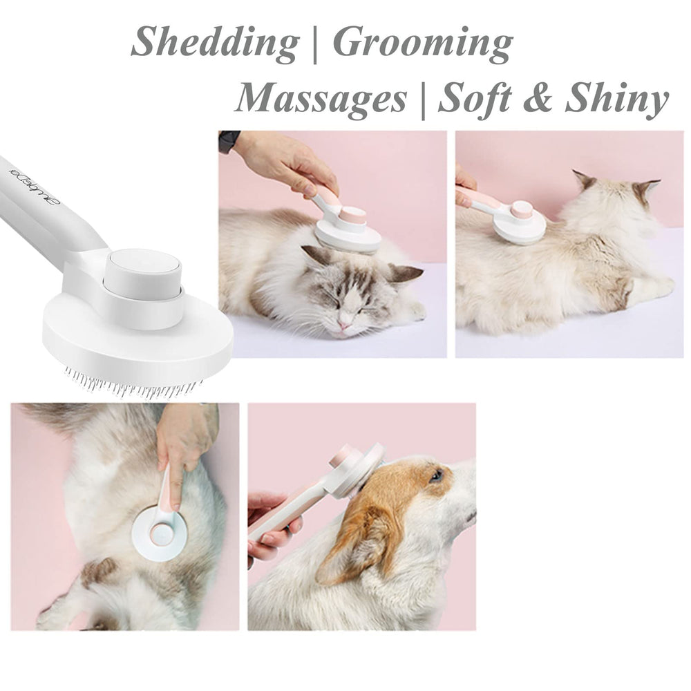 SimpleDot brosse slicker confort-manche anti-derapant, prise en main sûre.