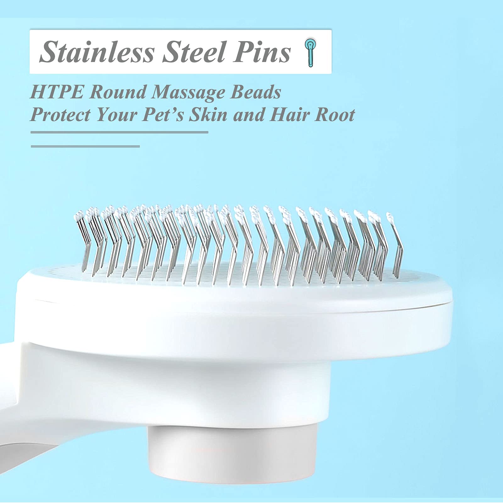 SimpleDot brosse slicker demelage-mats-poil, efficace contre les mats.